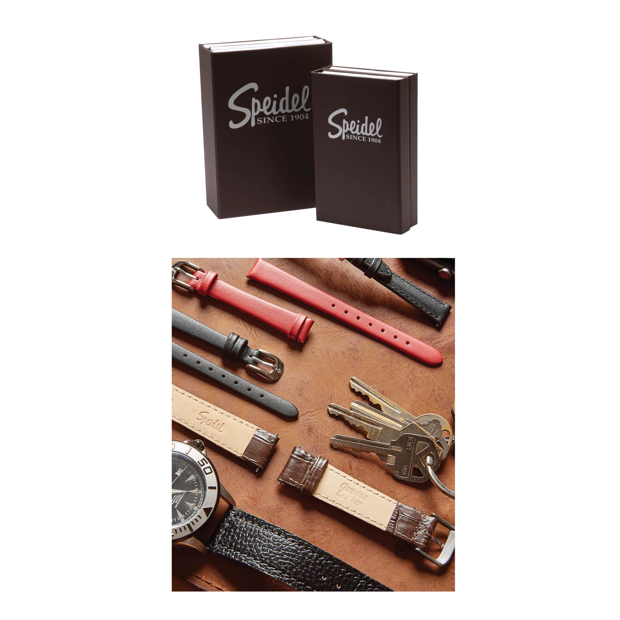 Leather Watch Bands 36-Piece Retail Assortment + FREE Band Book