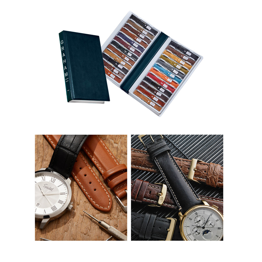 Graham International 24-Piece Watch Band Assortment + FREE Graham Book