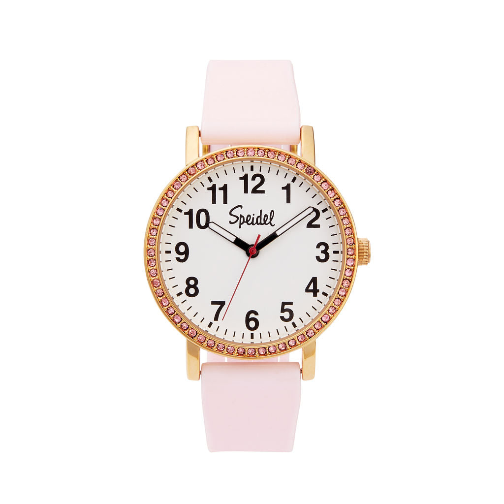Brilliance Line Pink Crystal Watch