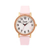 Brilliance Line Pink Crystal Heart Watch
