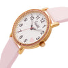 Brilliance Line Pink Crystal Heart Watch