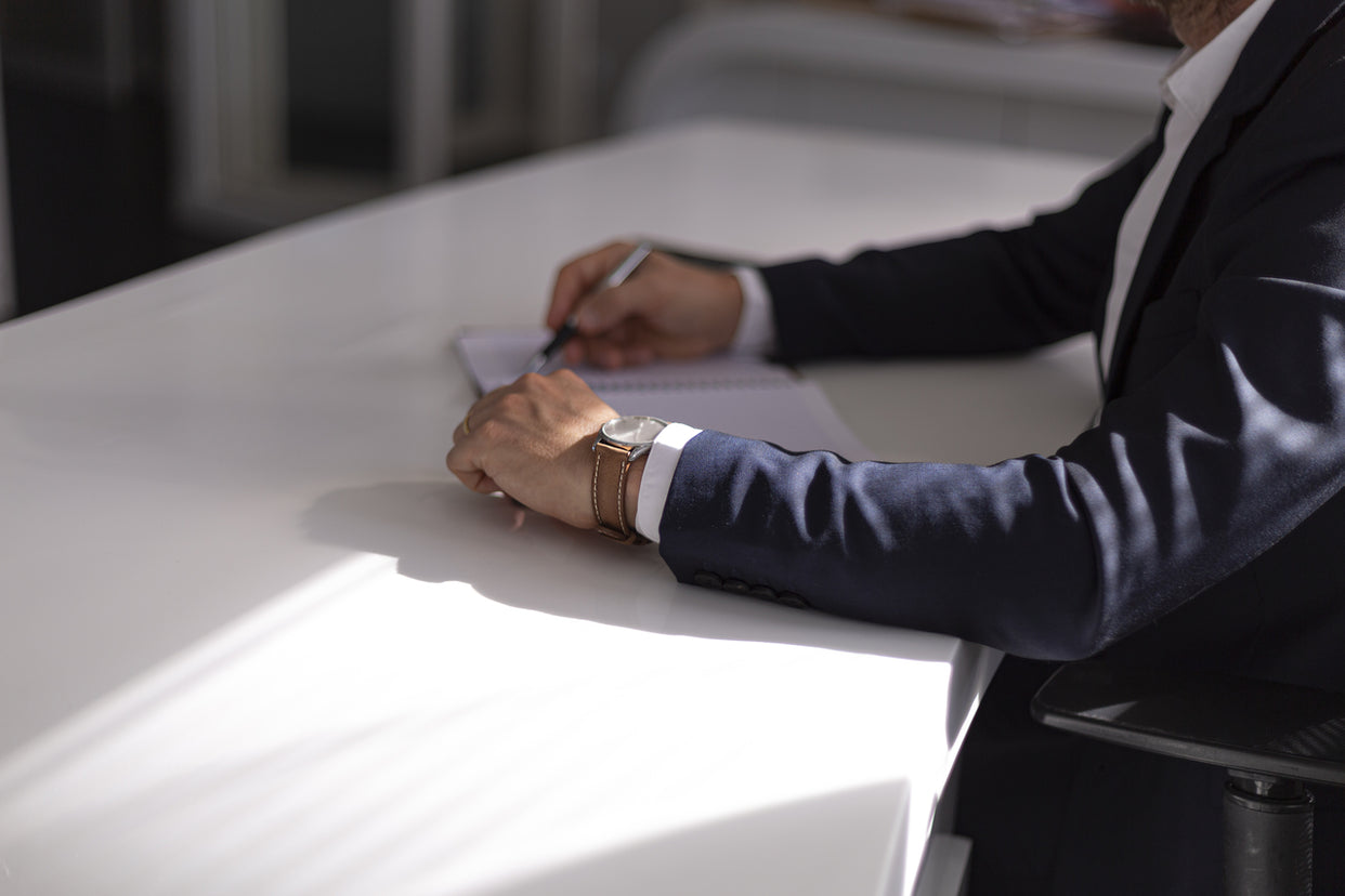 Fleurus Vintage Leather Watch Strap with soft Semi-Padding 506