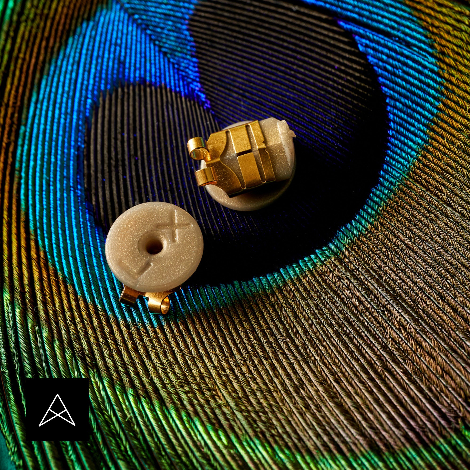 Lox 2 Pair English Earring Backs Silver and Gold (12pk)