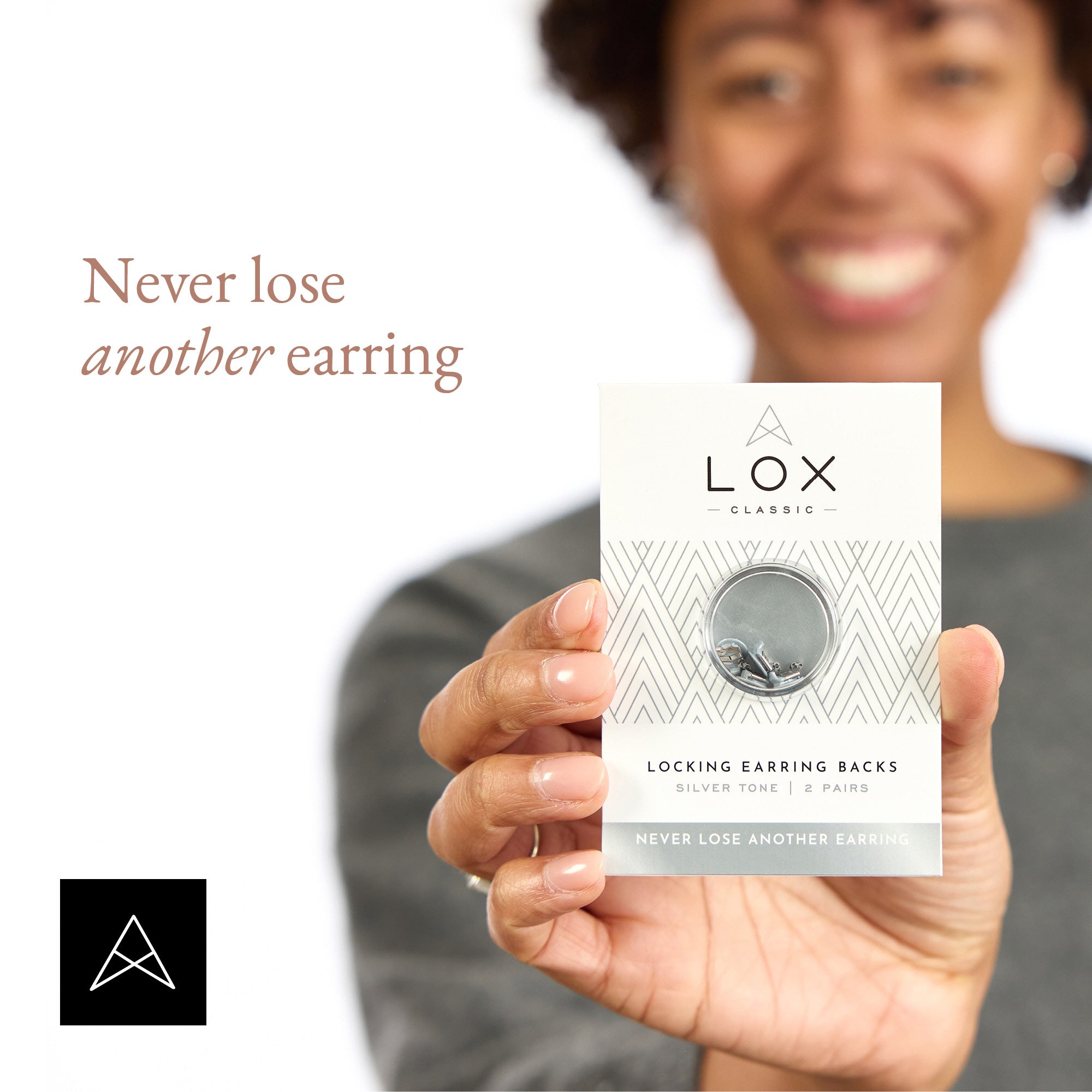 Lox 2 Pair English Earring Backs Silver and Gold (12pk)