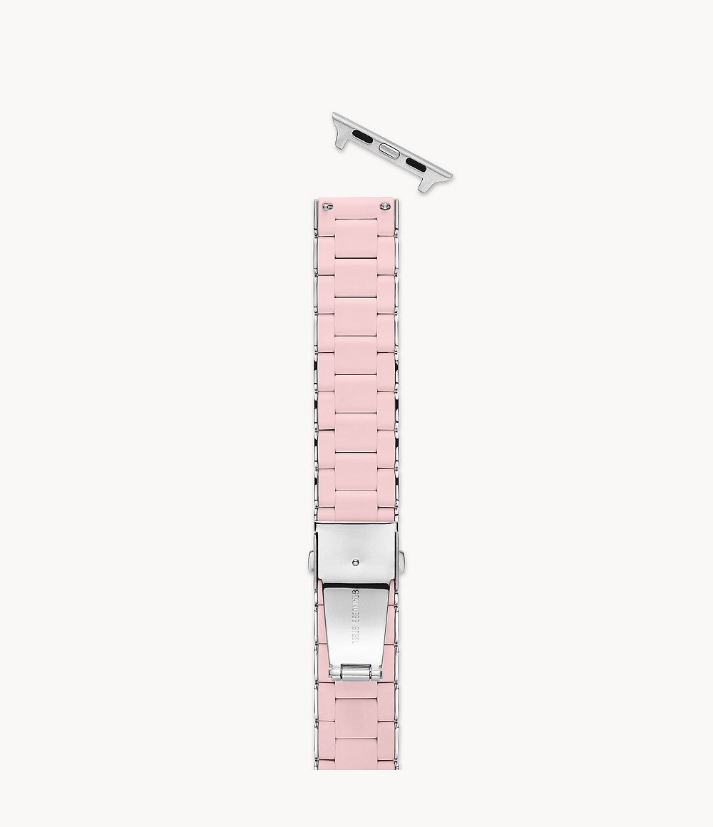 MICHELE Silicone-Wrapped Bracelet Watchband for Apple Watch®