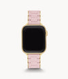 MICHELE Silicone-Wrapped Bracelet Watchband for Apple Watch®