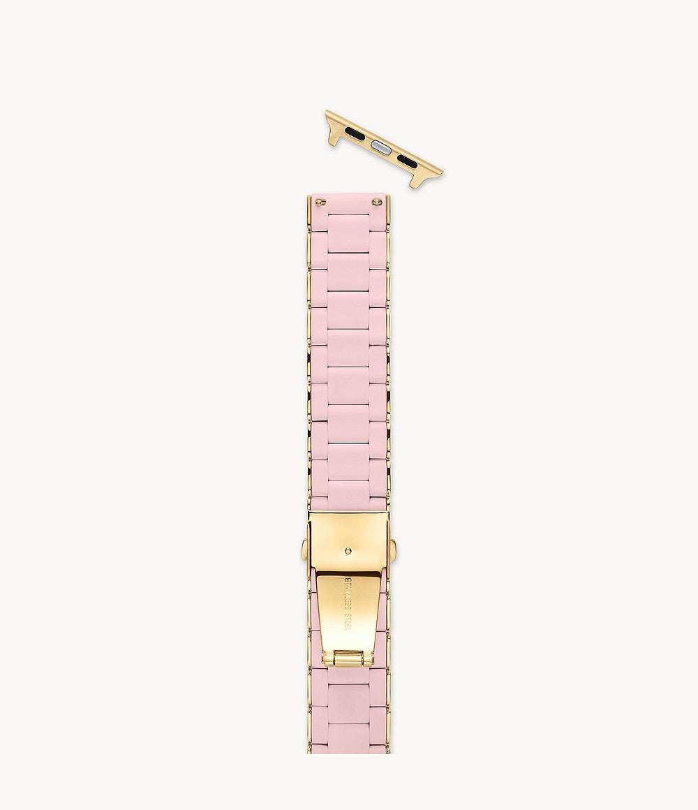 MICHELE Silicone-Wrapped Bracelet Watchband for Apple Watch®