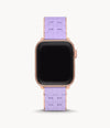 MICHELE Silicone-Wrapped Bracelet Watchband for Apple Watch®