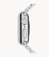 MICHELE Silicone-Wrapped Bracelet Watchband for Apple Watch®