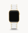 MICHELE Silicone-Wrapped Bracelet Watchband for Apple Watch®