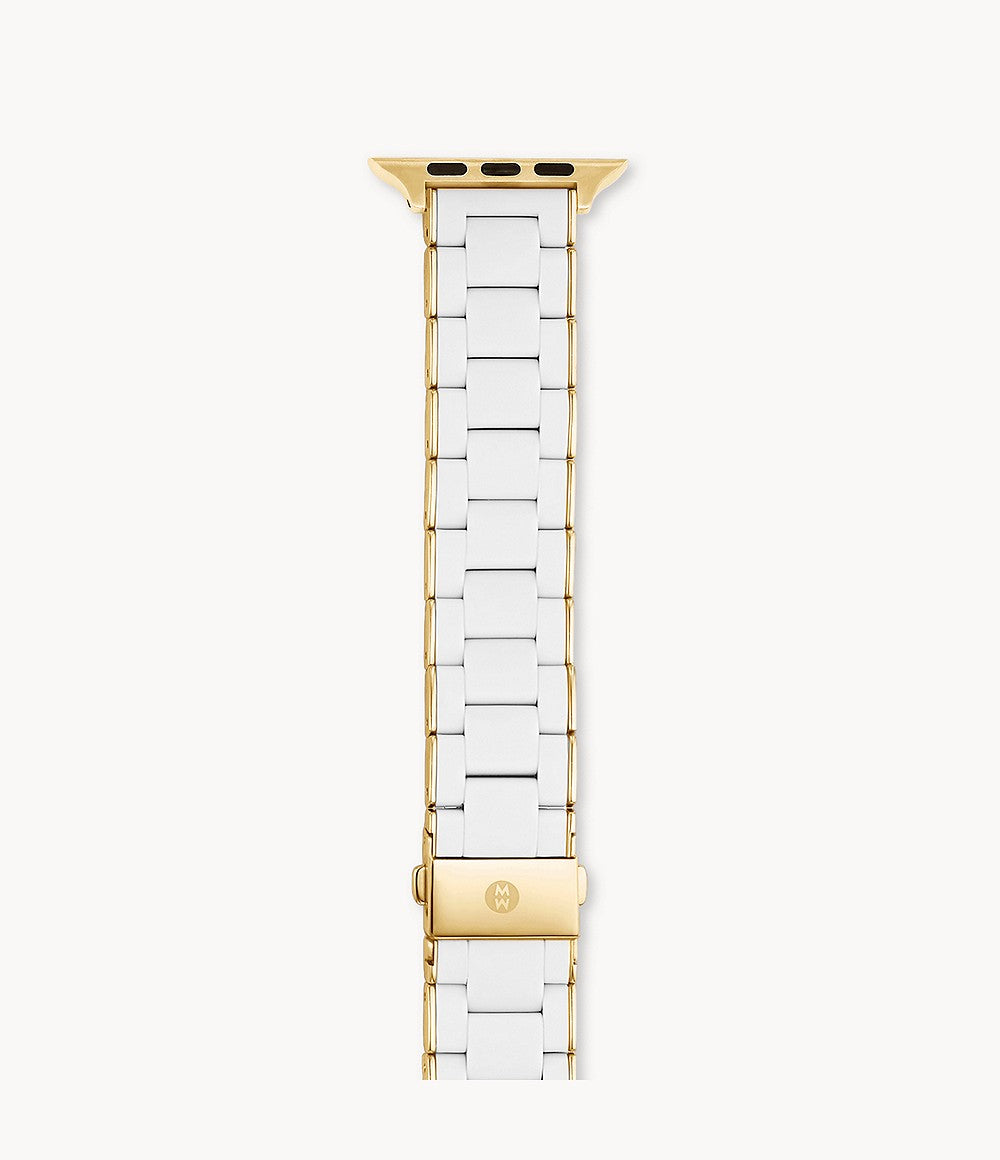 MICHELE Silicone-Wrapped Bracelet Watchband for Apple Watch®