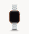 MICHELE Silicone-Wrapped Bracelet Watchband for Apple Watch®