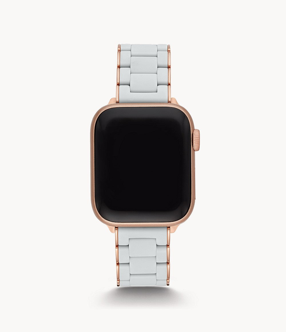MICHELE Silicone-Wrapped Bracelet Watchband for Apple Watch®