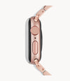 MICHELE Silicone-Wrapped Bracelet Watchband for Apple Watch®