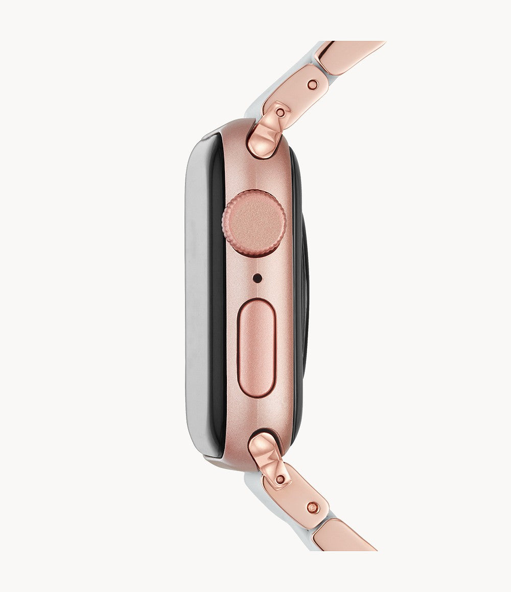 MICHELE Silicone-Wrapped Bracelet Watchband for Apple Watch®