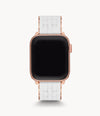 MICHELE Silicone-Wrapped Bracelet Watchband for Apple Watch®