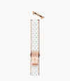 MICHELE Silicone-Wrapped Bracelet Watchband for Apple Watch®