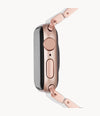 MICHELE Silicone-Wrapped Bracelet Watchband for Apple Watch®
