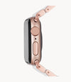 MICHELE Silicone-Wrapped Bracelet Watchband for Apple Watch®