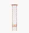 MICHELE Silicone-Wrapped Bracelet Watchband for Apple Watch®