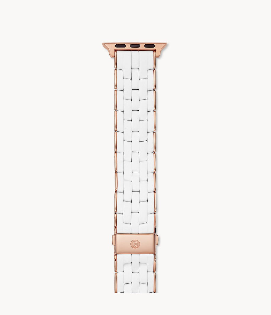MICHELE Silicone-Wrapped Bracelet Watchband for Apple Watch®