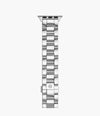 MICHELE Silver Tone Stainless Bracelet Watchband for Apple Watch®