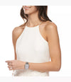 MICHELE Watches Deco Stainless Steel Diamond Watch (33mm)