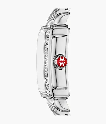 Michele Deco Madison Mini Diamond Silvertone Watch