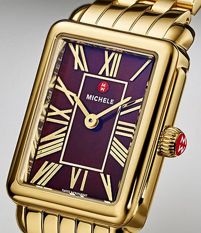 Michele Deco Park Stainless Steel Watch