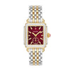 MICHELE Watches Deco Mid Two-Tone 18k Gold-Plated Diamond Watch (29mm)