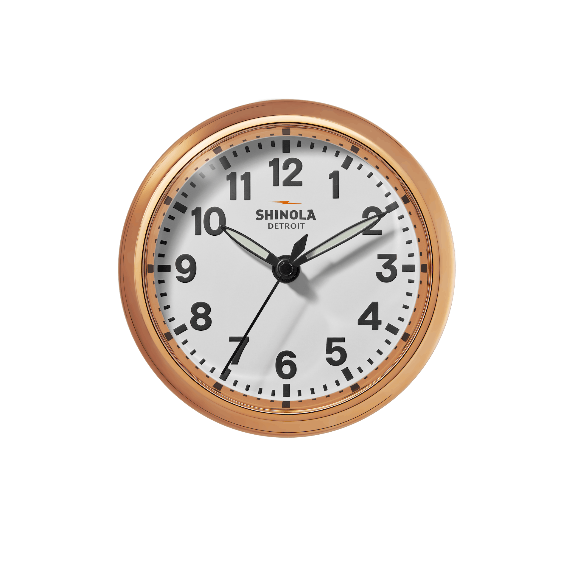 Shinola RunWell 6" Desk Clock