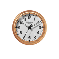 Shinola RunWell 6" Desk Clock