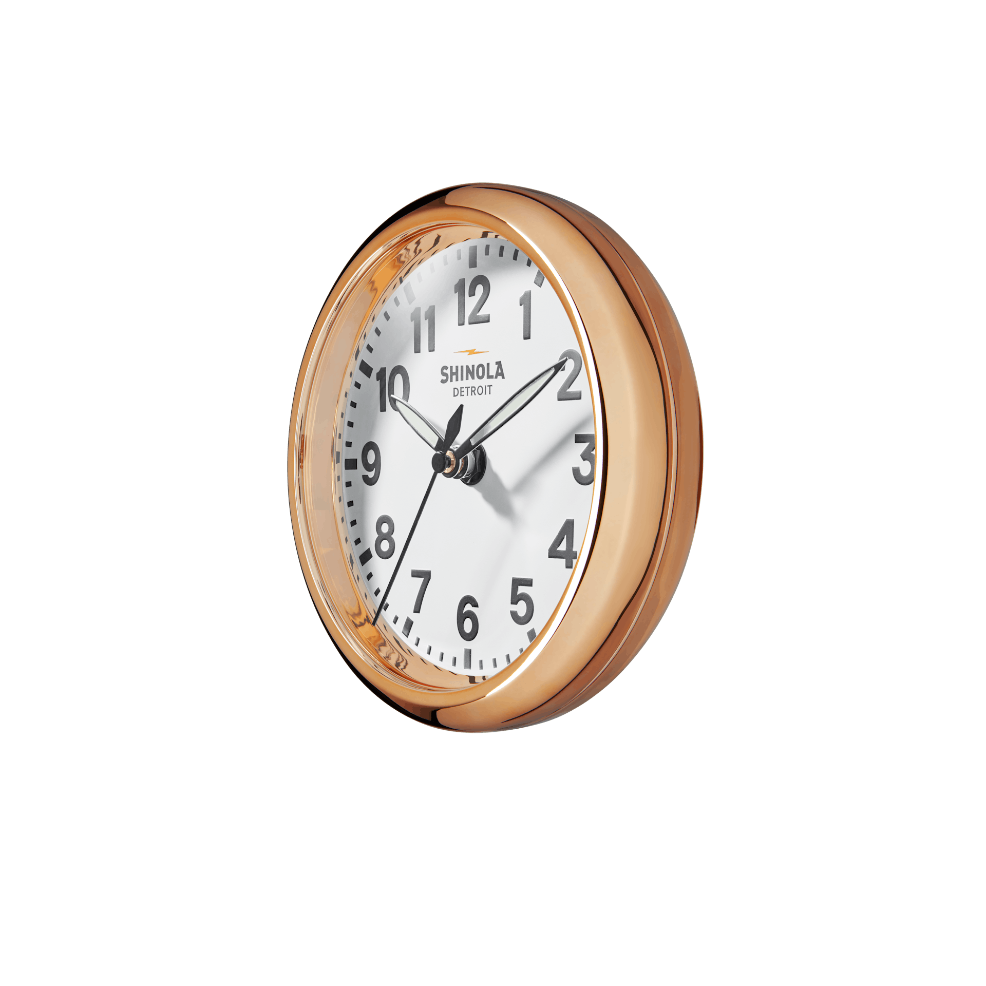 Shinola RunWell 6" Desk Clock