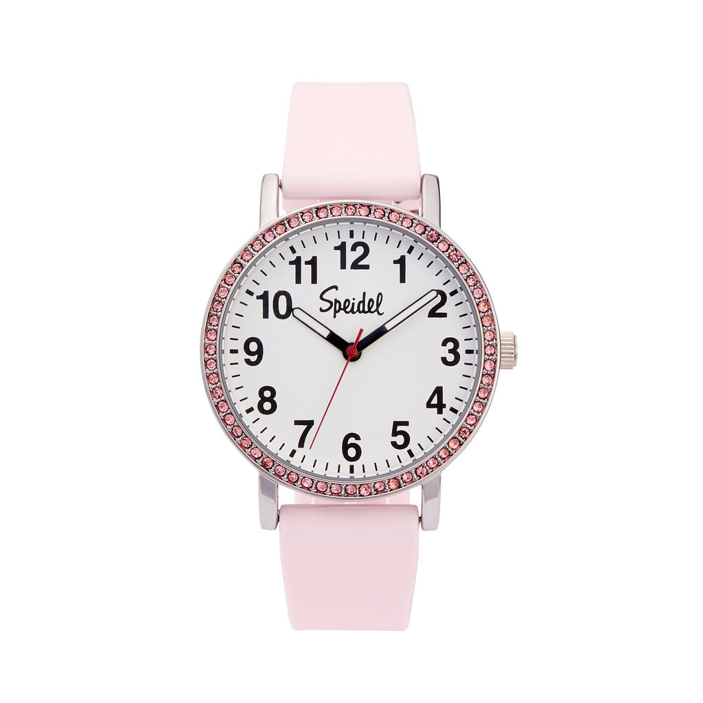 Brilliance Line Pink Crystal Watch