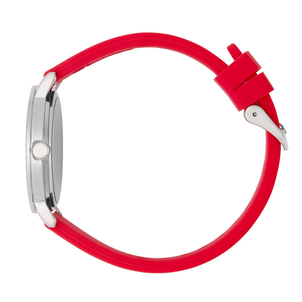 Brilliance Line Red Crystal Heart Watch