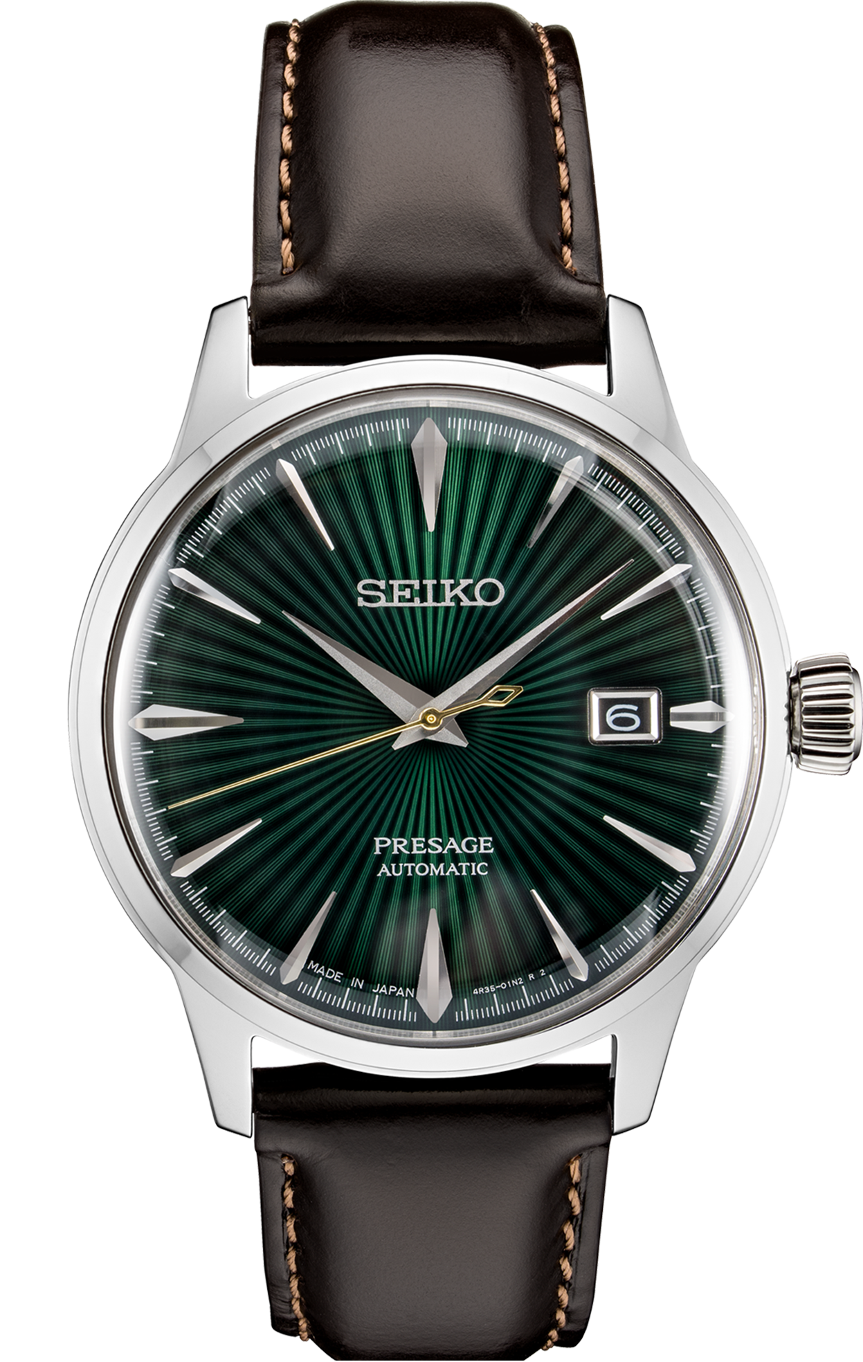 SEIKO Presage Men's Watch Brown 40.5mm Stainless Steel