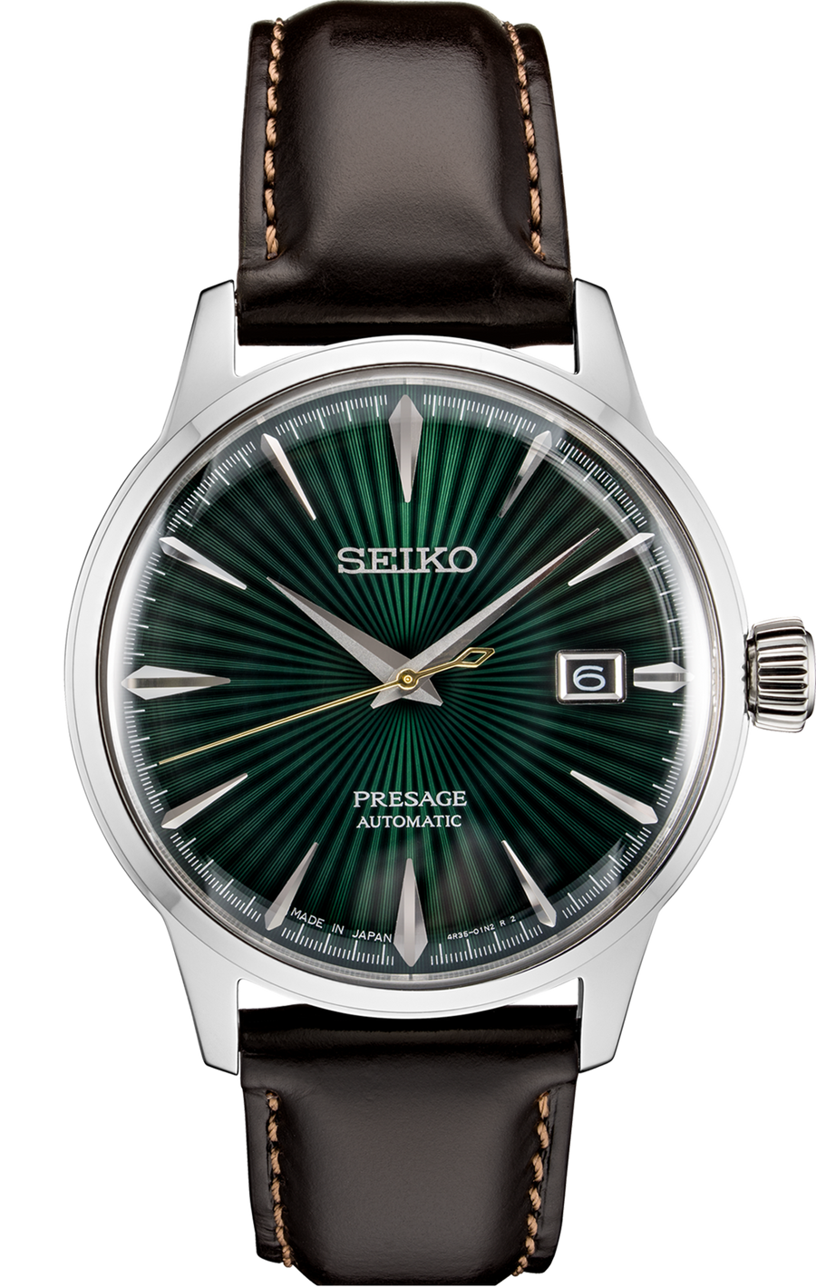 SEIKO Presage Men's Watch Brown 40.5mm Stainless Steel