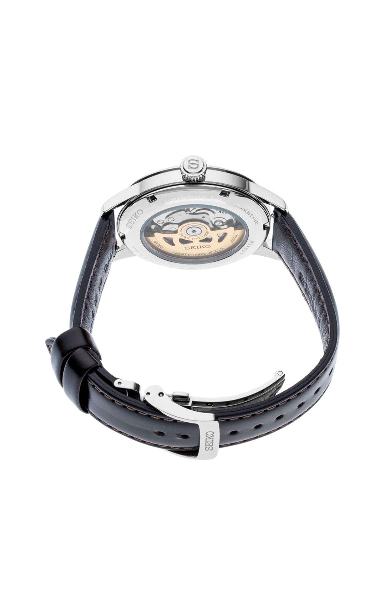 SEIKO Presage Men's Watch Brown 40.5mm Stainless Steel