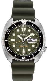 Seiko Prospex Automatic Diver Khaki Geen Textured Dial