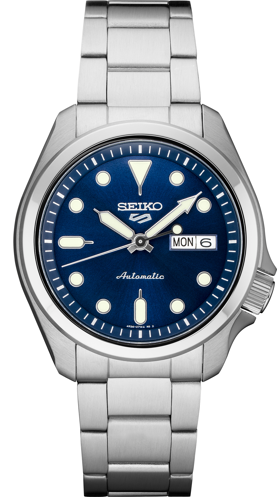 Seiko 5 Sports Men's Watch Silver-tone 44.6mm Stainless Steel