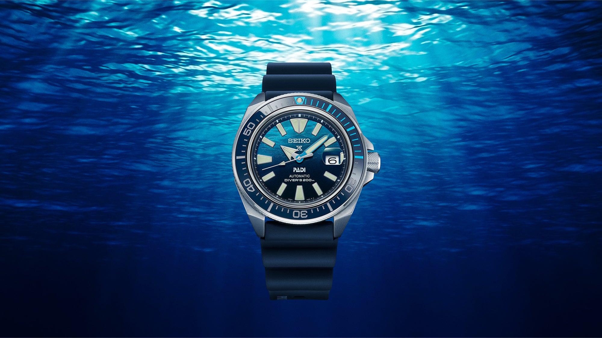 Seiko Men's Automatic Prospex PADI Special Edition Blue