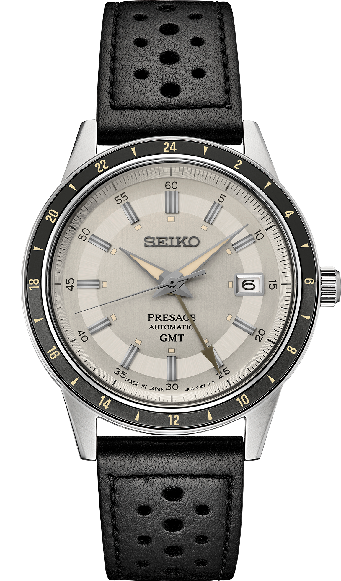 Seiko Presage Style ’60s GMT Light Beige Dial