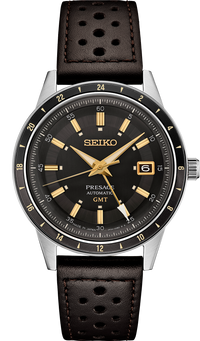 Seiko Presage Style ’60s GMT Dk. Grey Brown Dial