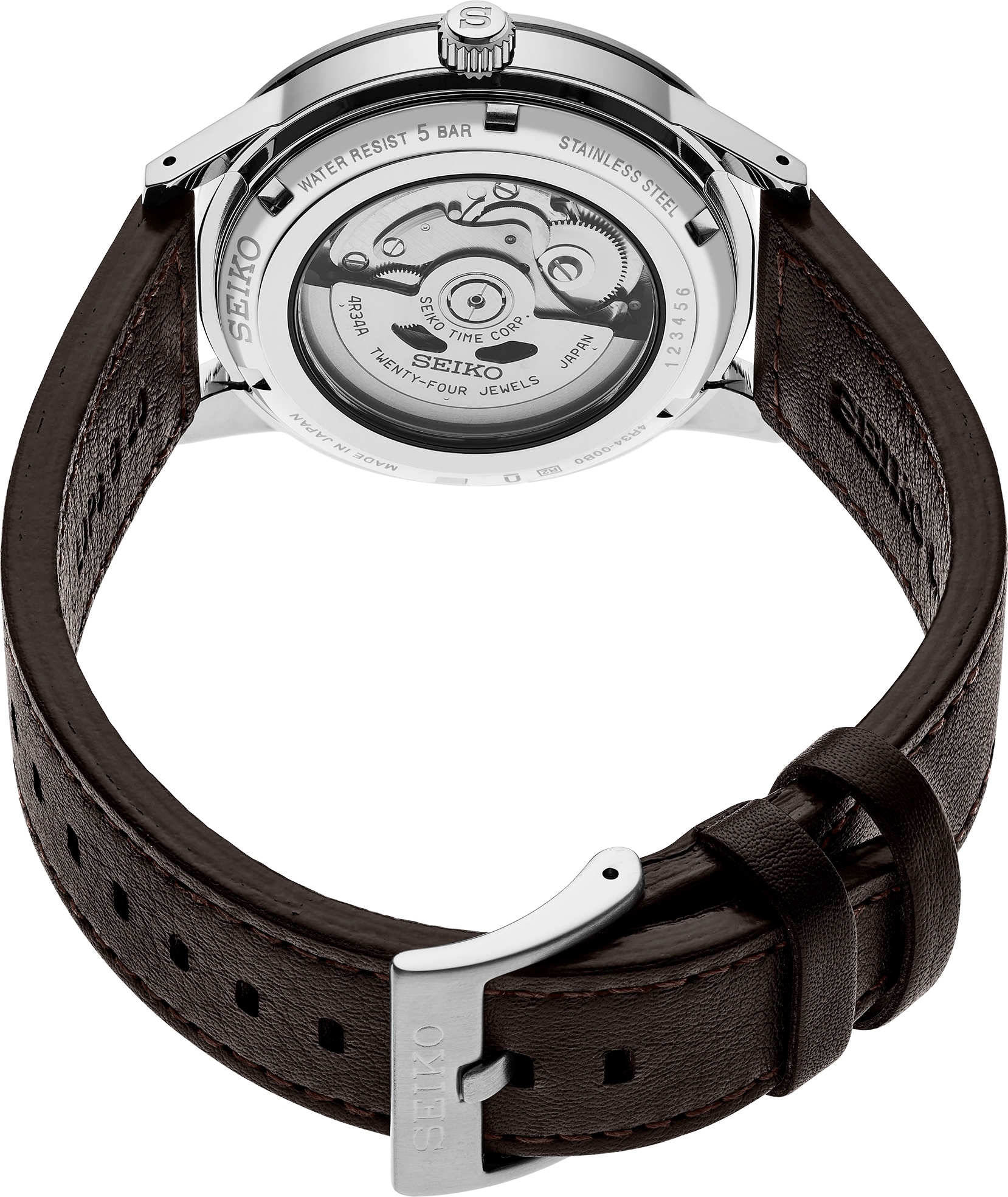 Seiko Presage Style ’60s GMT Dk. Grey Brown Dial