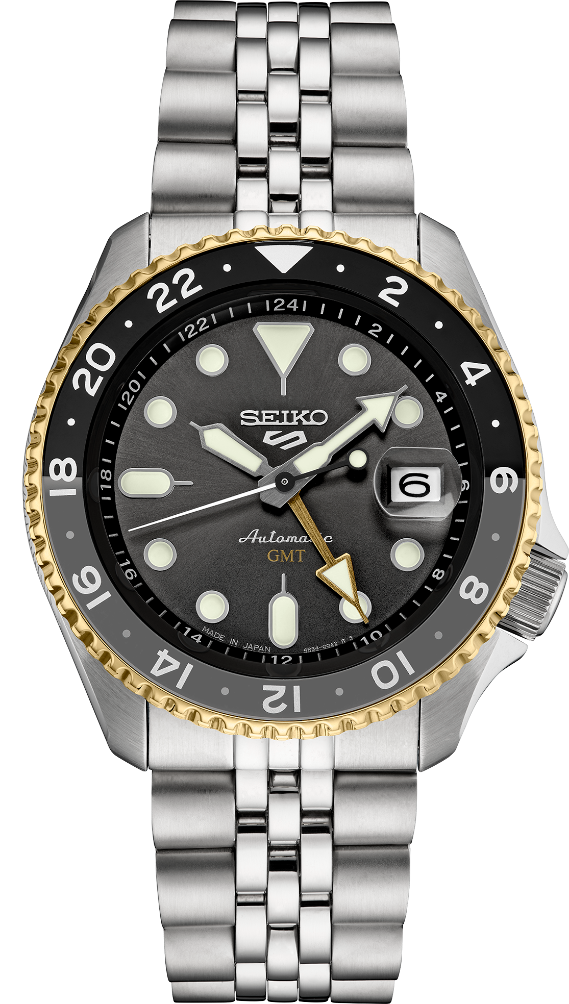 Seiko 5 Sports SKX GMT U.S. Special Creation Grey Dial
