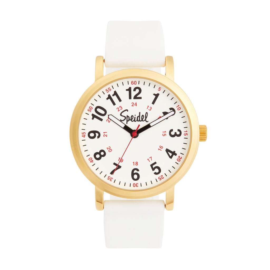 The Original Scrub Watch™ for Medical Professionals & Students with Gold Case