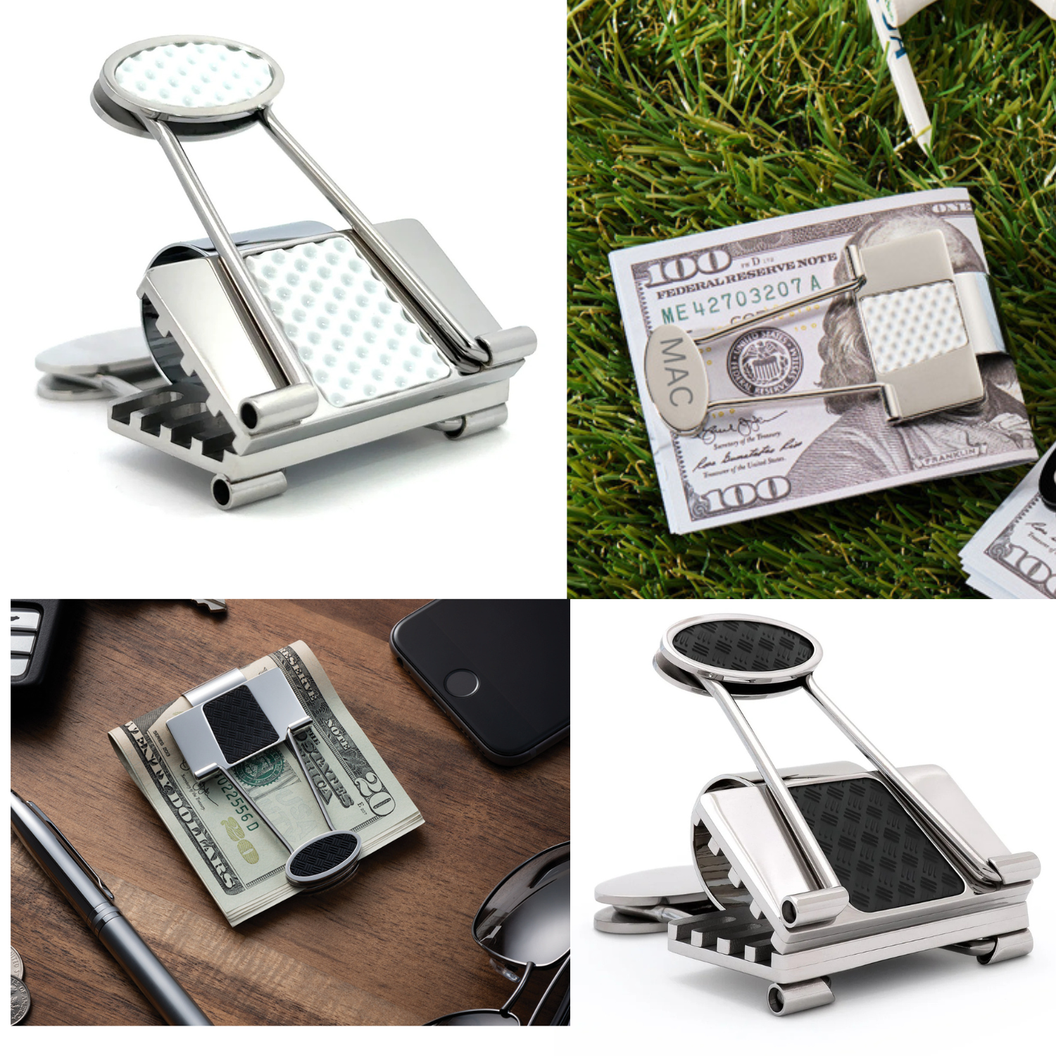 Money Clip & Credit Card Holder Bundle