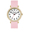 Brilliance Line Pink Crystal Watch