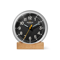 Shinola RunWell 6" Desk Clock
