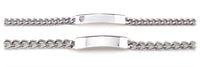 His and Hers ( Heart Cut Out) Boxed ID Bracelets